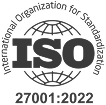 ISO 27001:2022 certification mark